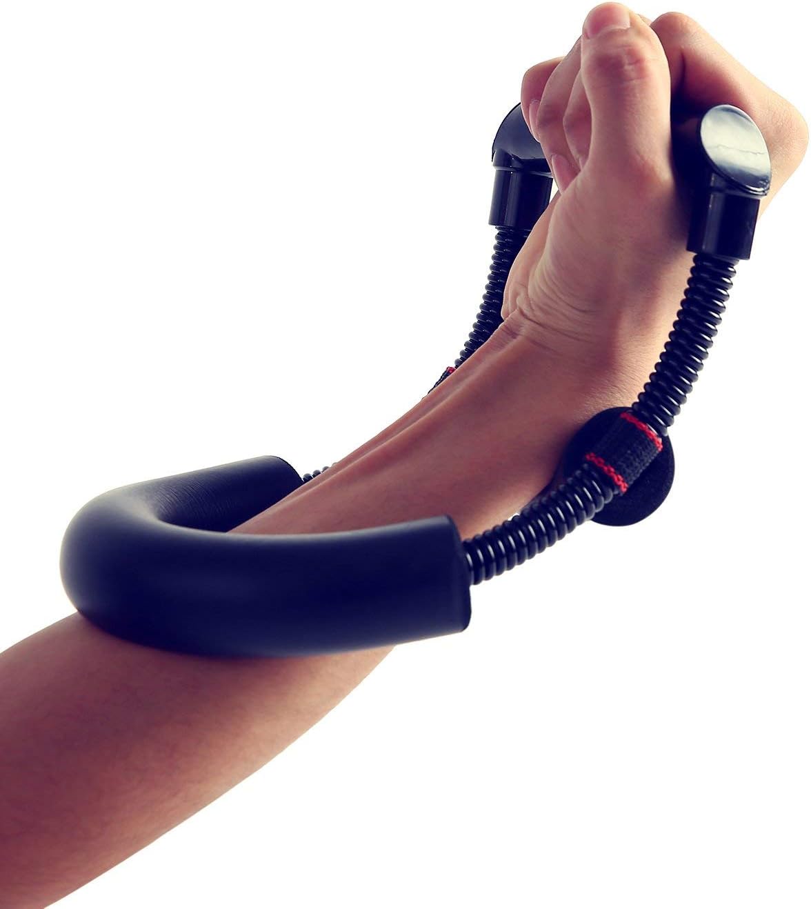 CARVALHO Hand Grip Strengthener - 5kg-60kg Adjustable Forearm Exerciser for Muscle Building & Recovery (Black)